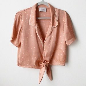 Vintage Satin Blouse